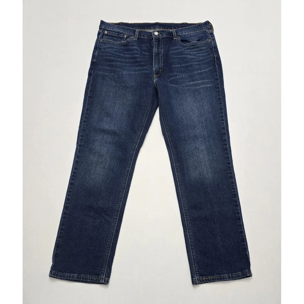 Levis 541 Athletic Taper Jeans Mens 38x32 Dark Wash Indigo Denim 18181-0074